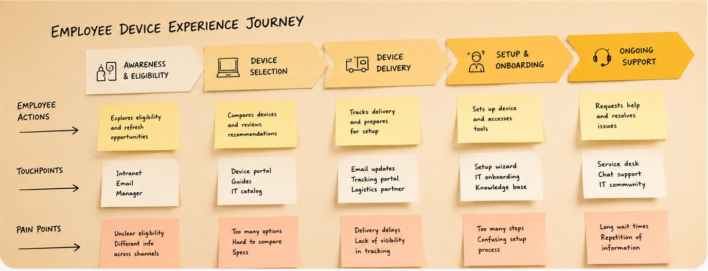 EY Employee Device Experience Journey