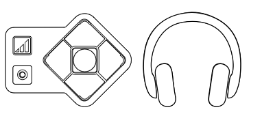 Graphic Icon Depicting Tactile Kiosk Keypad and Head Phones