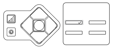 Graphic Icon Depicting Tactile Kiosk Keypad and The Kiosk Touch Screen
